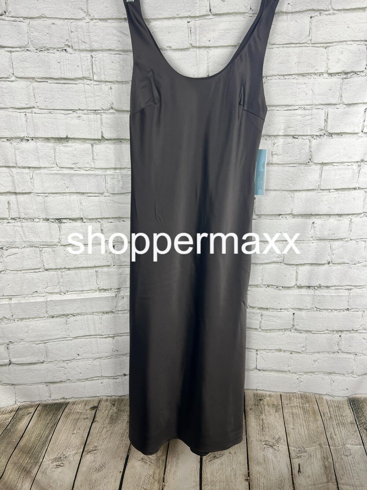 Women's Scoop Neck Strappy Midi Slip Dress-Future Collective, Reese Blutstein, S