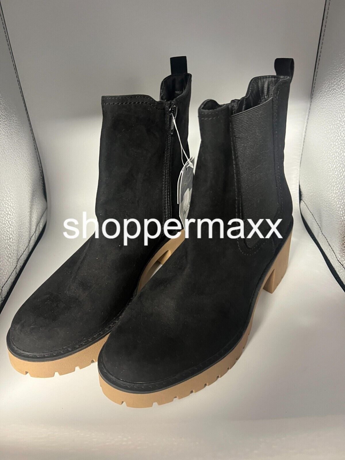 Women's Crispin Chelsea Boots - Universal Thread, Black, Size 9.5