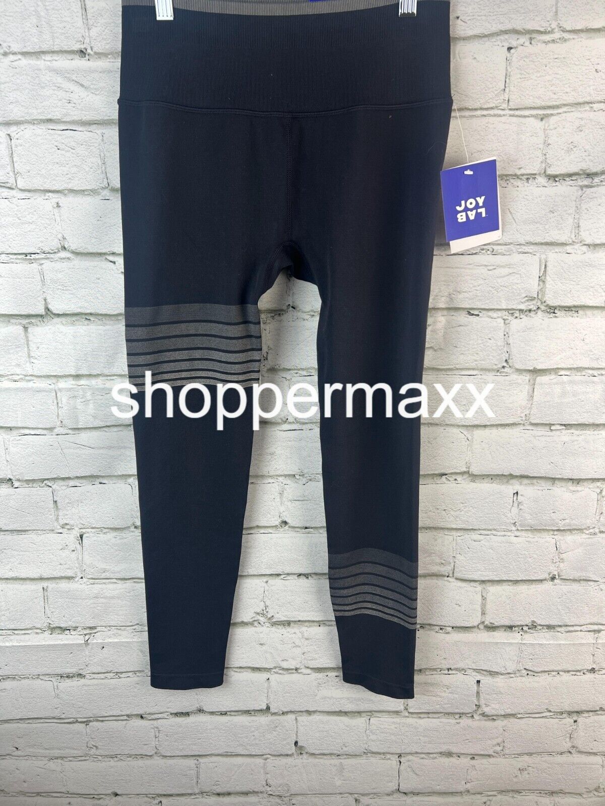 Women's High-Rise Seamless Leggings - JoyLab, Black, Size Medium