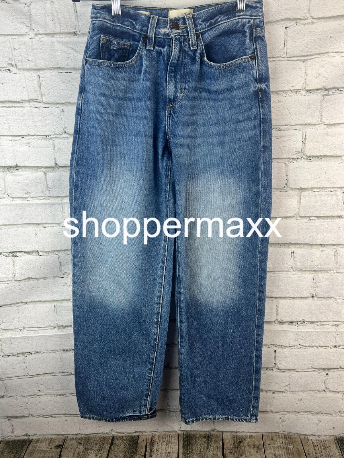 WOMEN'S MID-RISE 90'S BAGGY JEANS- UNIVERSAL THREAD, BLUE- MEDIUM WASH, 00 SHORT