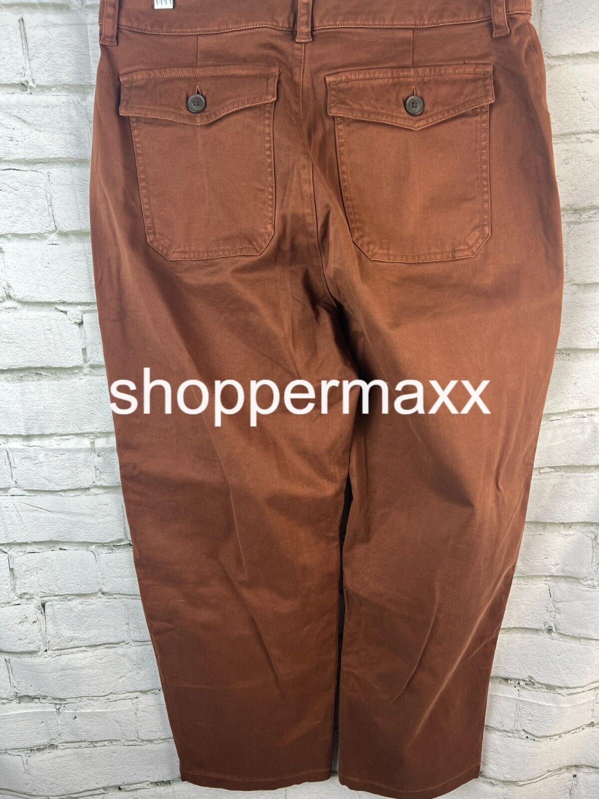 Women's High-Rise Barrel Leg Pants - Universal Thread, Brown, Size 8S
