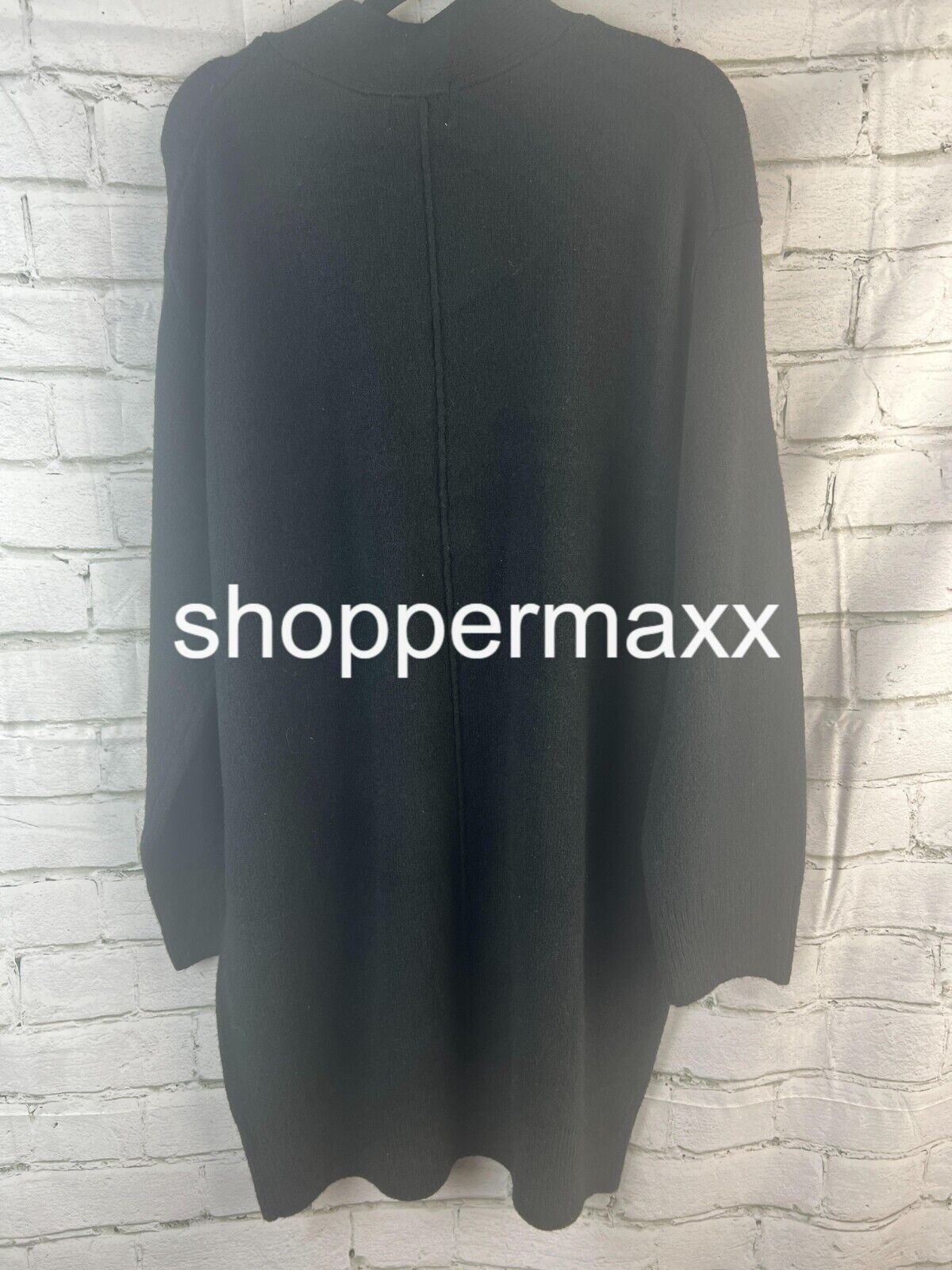 Women's Long Sleeve Tunic Mini Sweater Dress - Universal Thread BLACK M