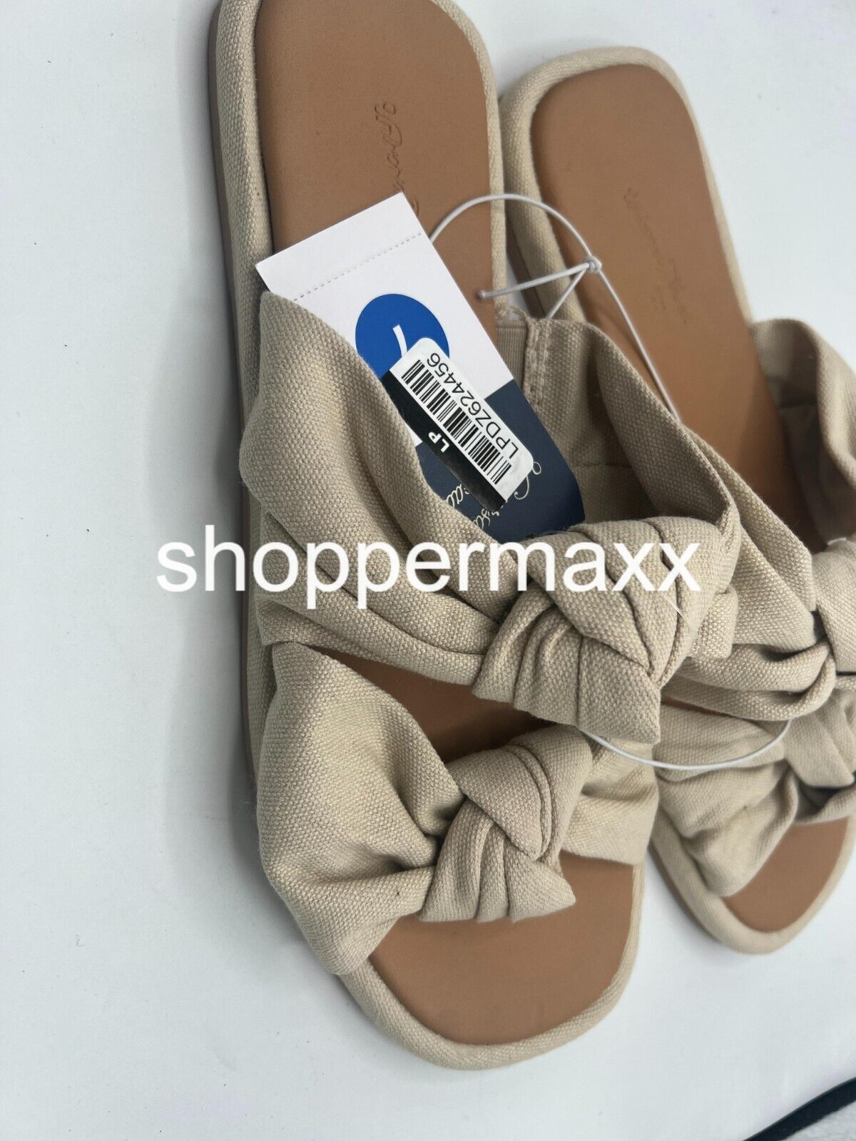 Women's Chi Slide Sandals - Universal Thread, Light Beige, Size 7