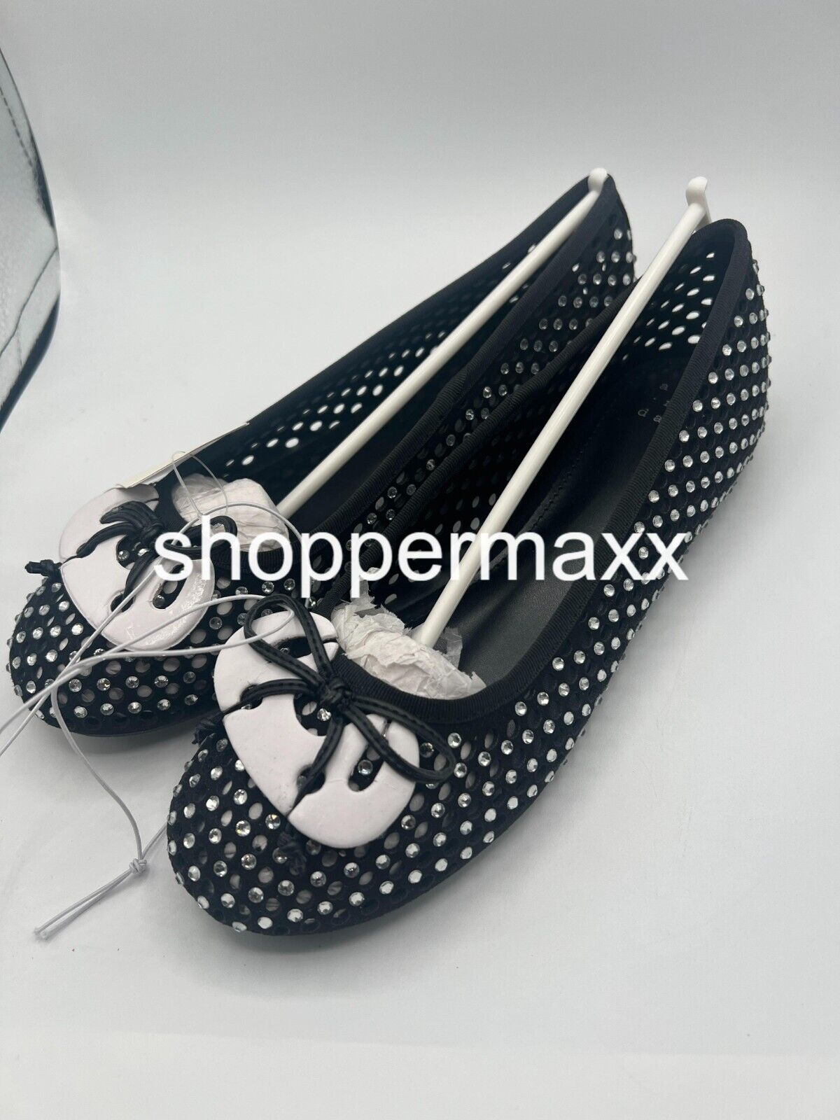 Women's Minnie Ballet Flats - A New Day, Black, Size 7.5