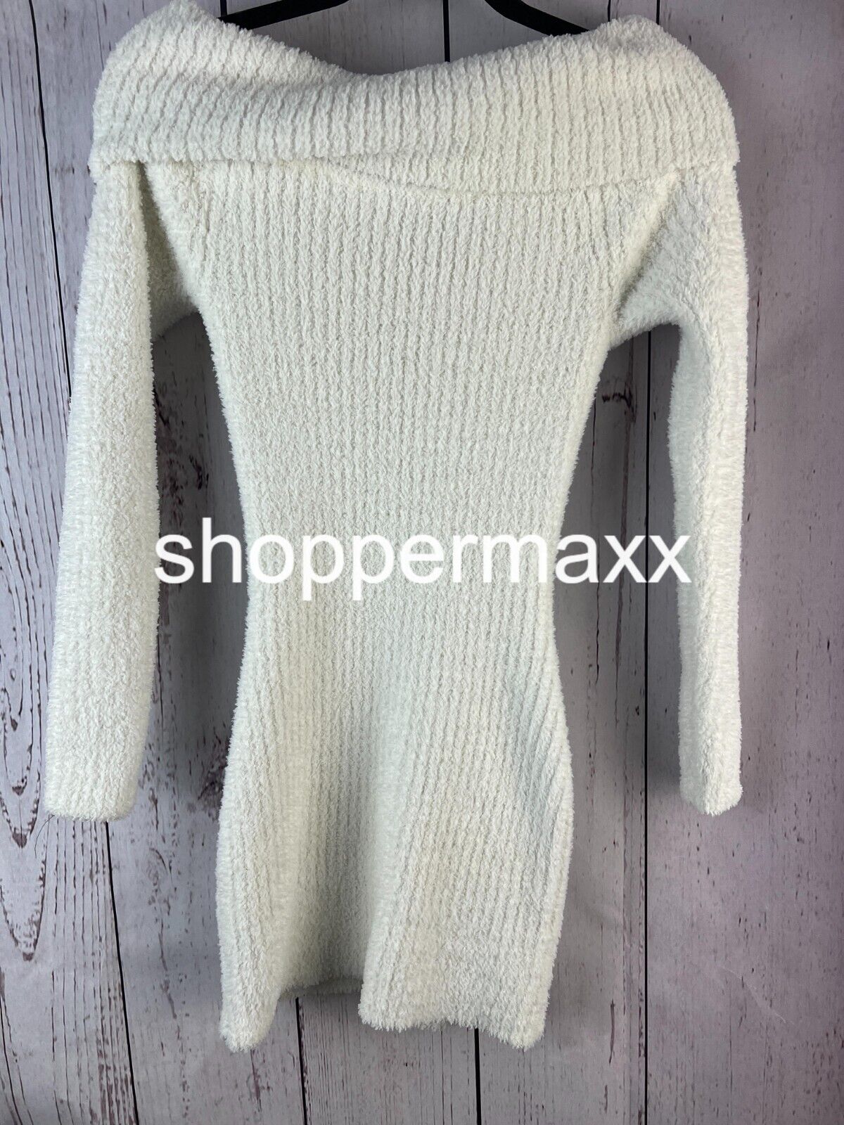 Women's Long Sleeve Mini Sweater Dress - Wild Fable, Off-White, Size Small