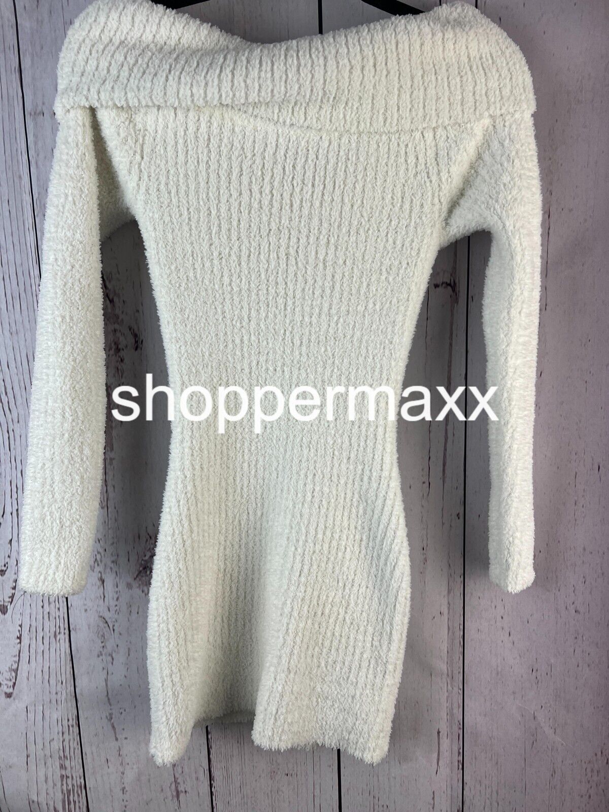 Women's Long Sleeve Mini Sweater Dress - Wild Fable, Off-White, Size Small
