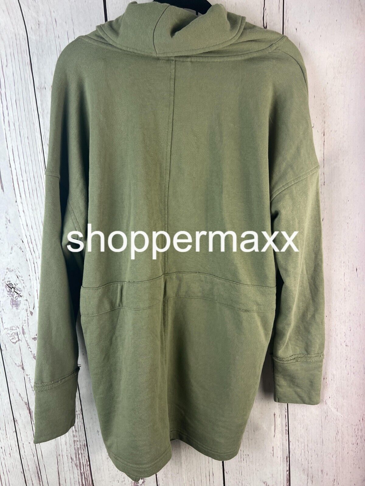 WOMEN'S DRAPE FRONT JACKET - KNOX ROSE, OLIVE GREEN, SIZE MEDIUM