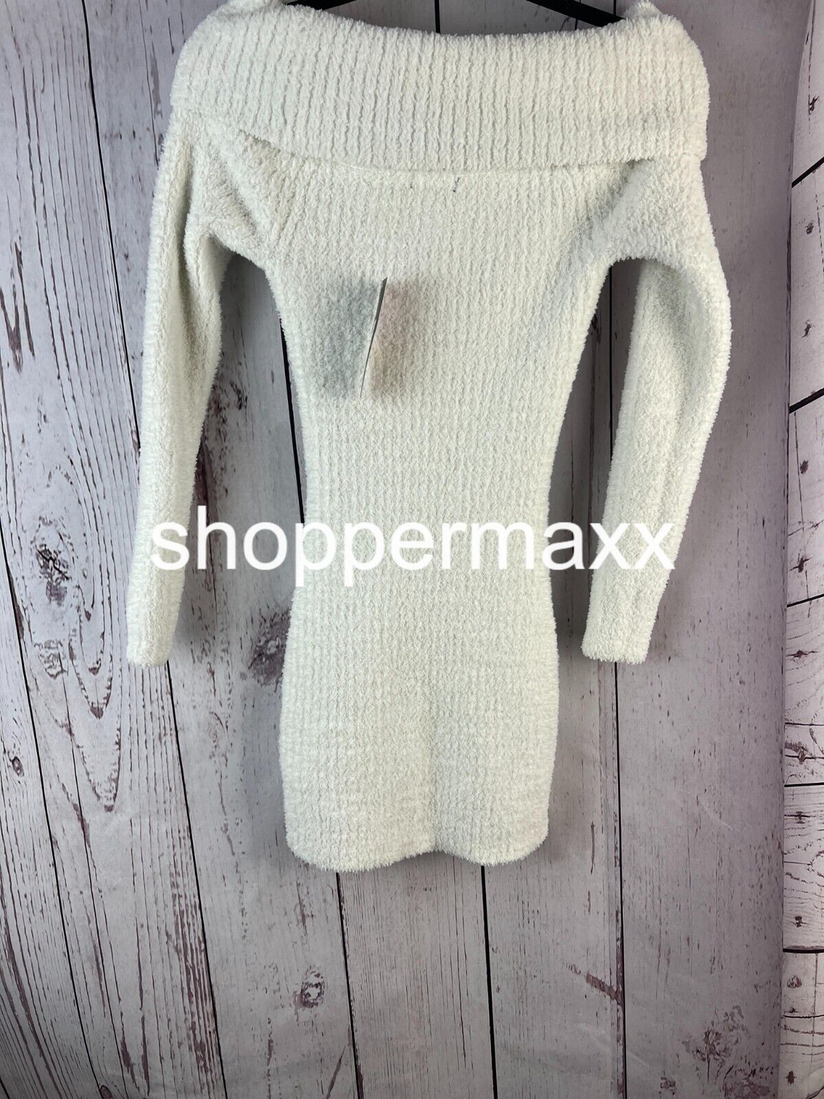 Women's Long Sleeve Mini Sweater Dress - Wild Fable, Off-White, Size Small