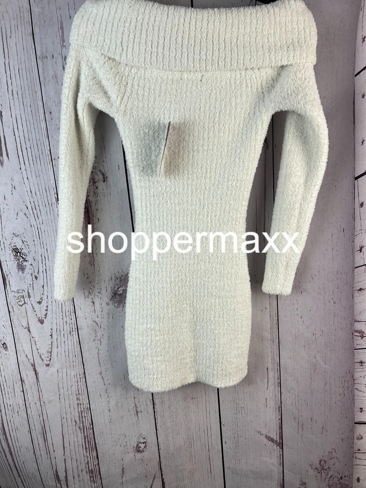 Women's Long Sleeve Mini Sweater Dress - Wild Fable, Off-White, Size Small
