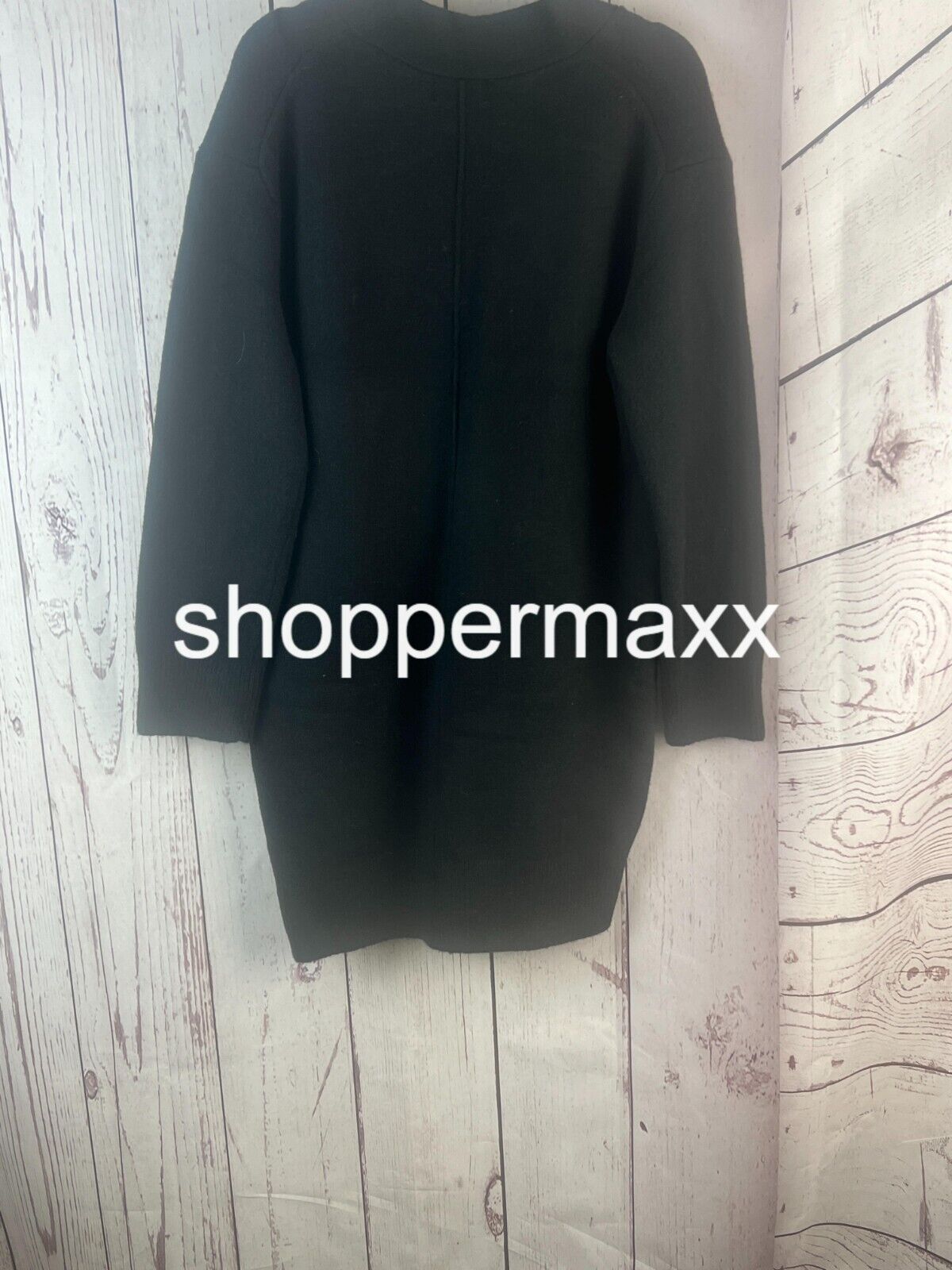 Women' Long Sleeve Tunic Mini Sweater Dress- Universal Thread, Black, Size Small