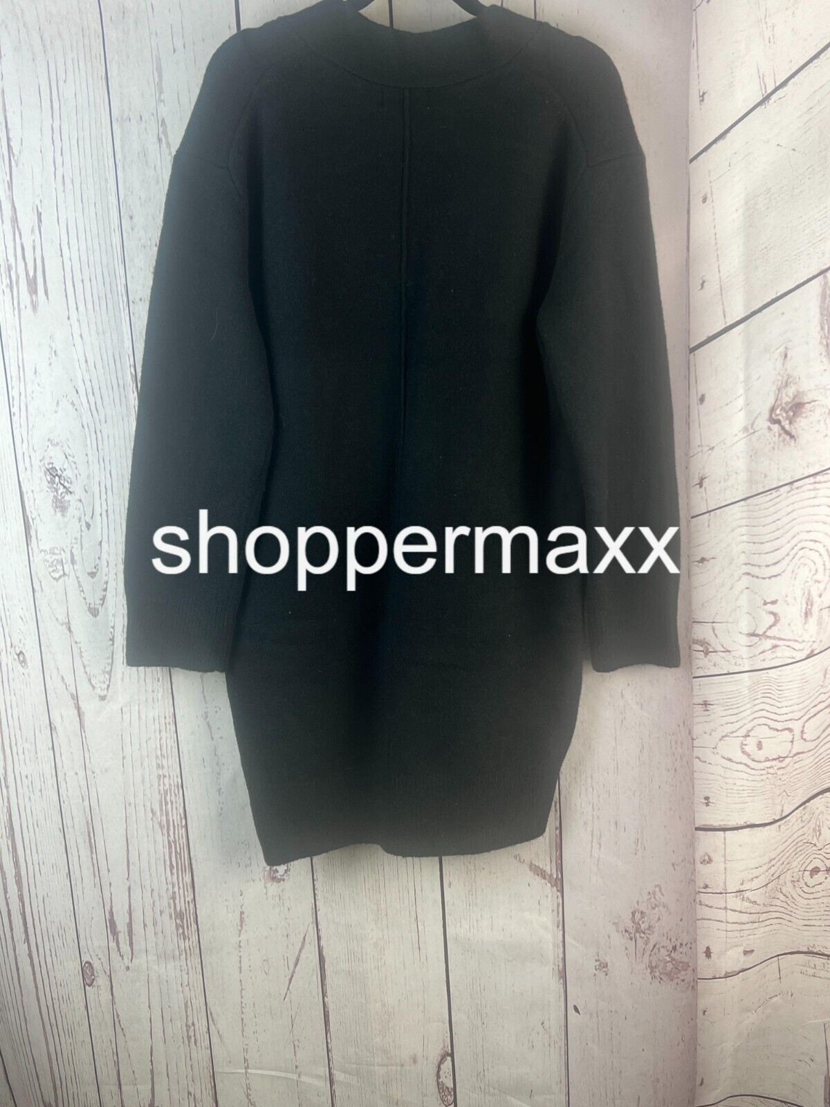 Women' Long Sleeve Tunic Mini Sweater Dress- Universal Thread, Black, Size Small