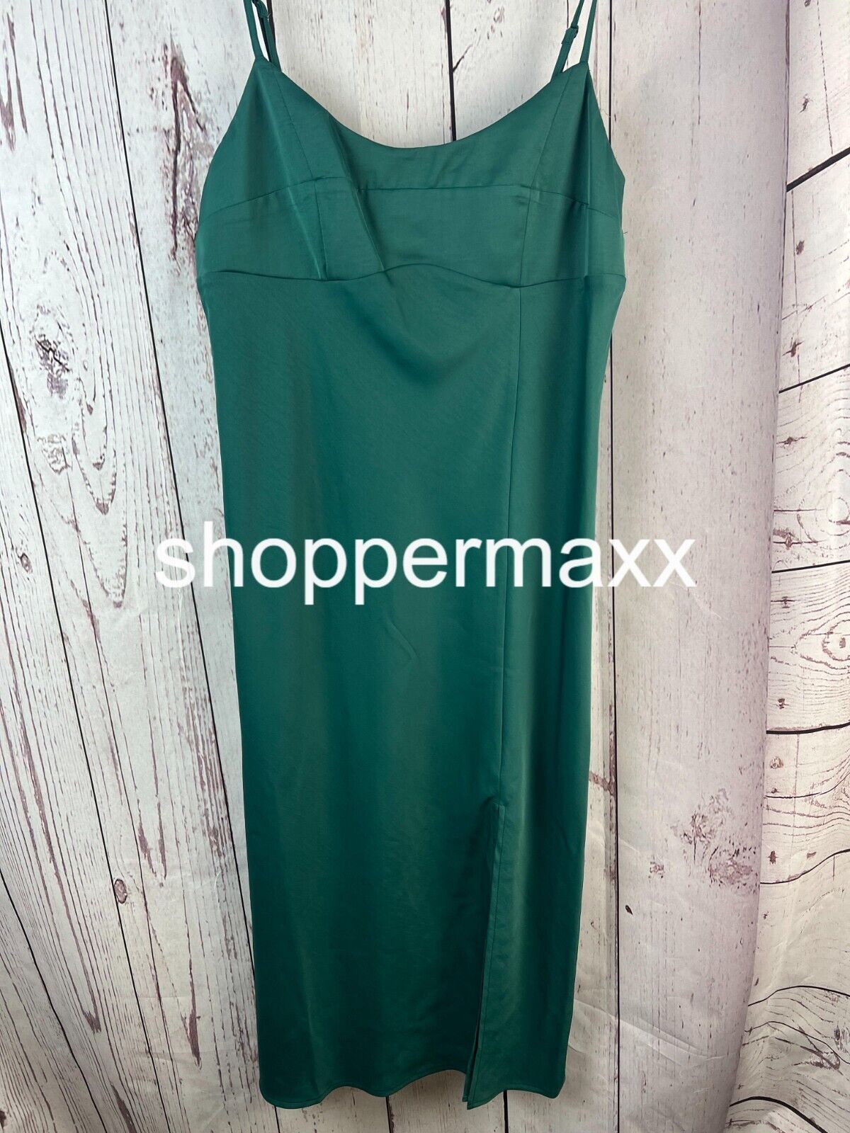Women's Slip Tank Dress - A New Day, Teal Green, Size Medium