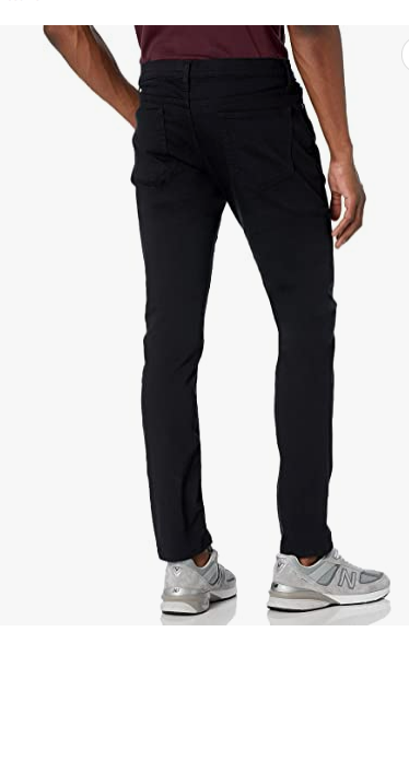 Amazon Essentials Men's Skinny-Fit Stretch Jean Washed Black 34WX34l