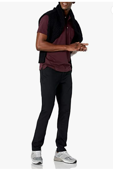 Amazon Essentials Men's Skinny-Fit Stretch Jean Washed Black 34WX34l