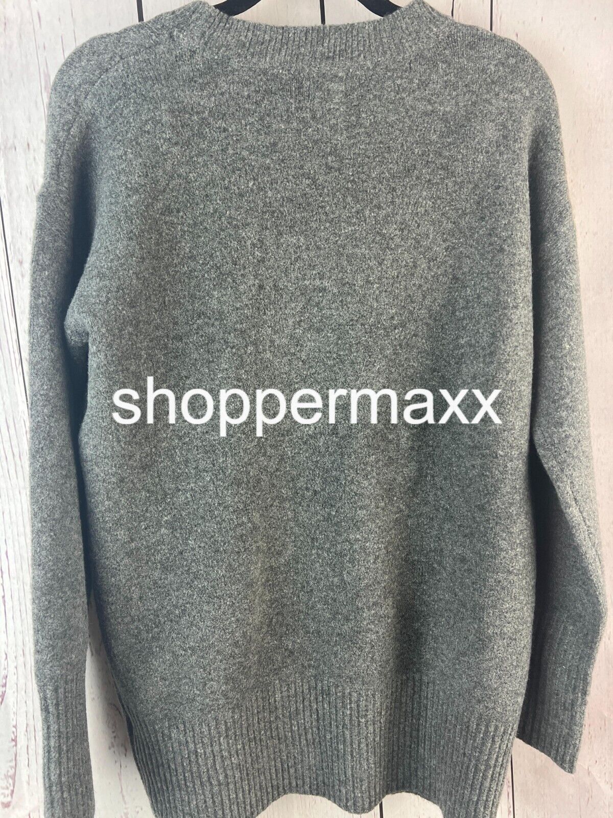 Women's Crewneck Tunic Pullover Sweater - A New Day, Dark Gray, Size X-Small