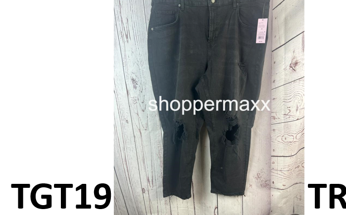 Women's Super-High Rise Distressed Skinny Jeans - Wild Fable, Black, 20W/27"INS