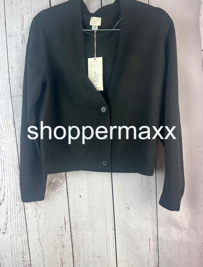 Women's Cardigan balloon-sleeve- A New Day, Black, Size X-Small