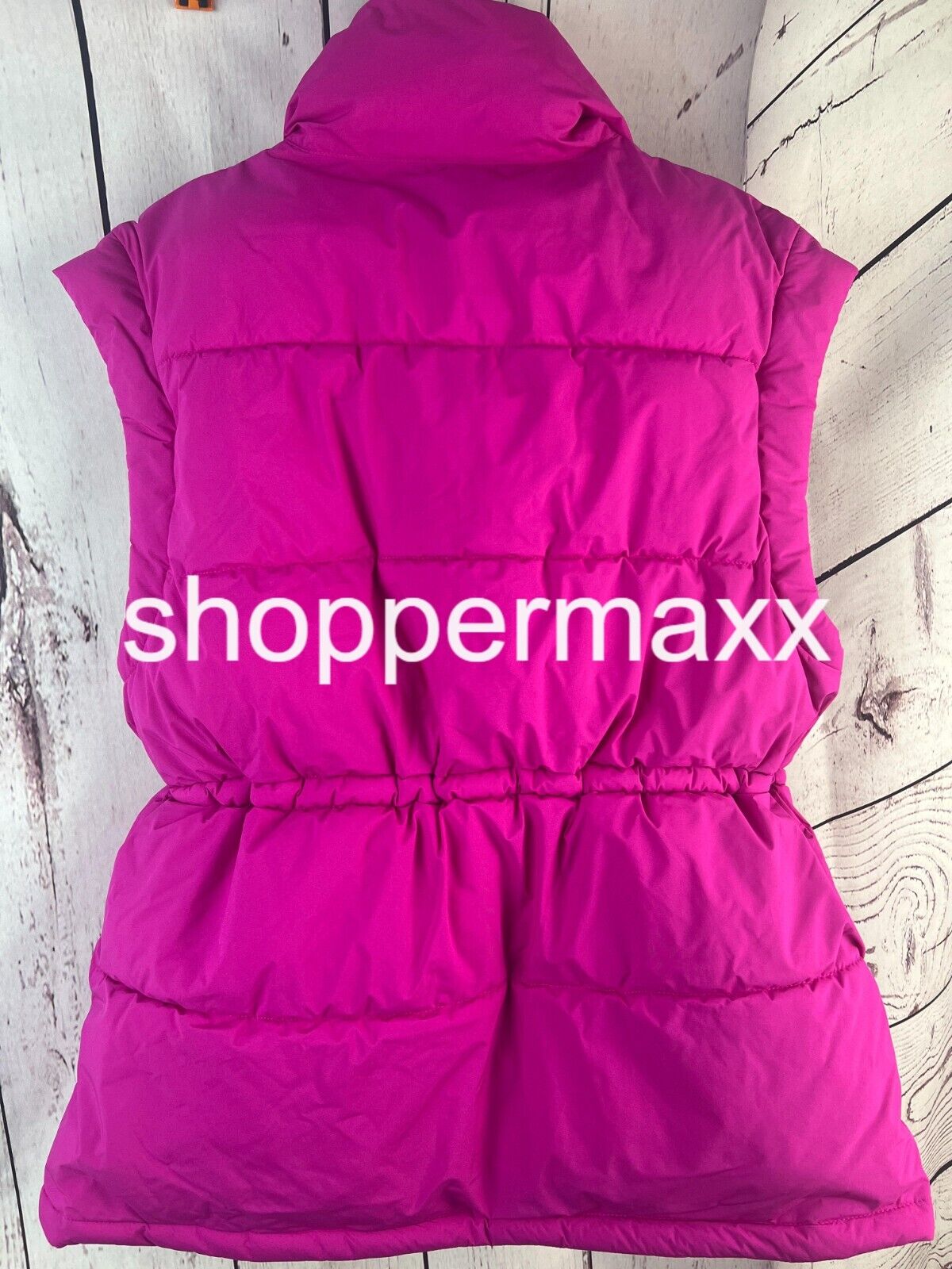 WOMEN'S PUFFER VEST - UNIVERSAL THREAD, PURPLE, SIZE MEDIUM
