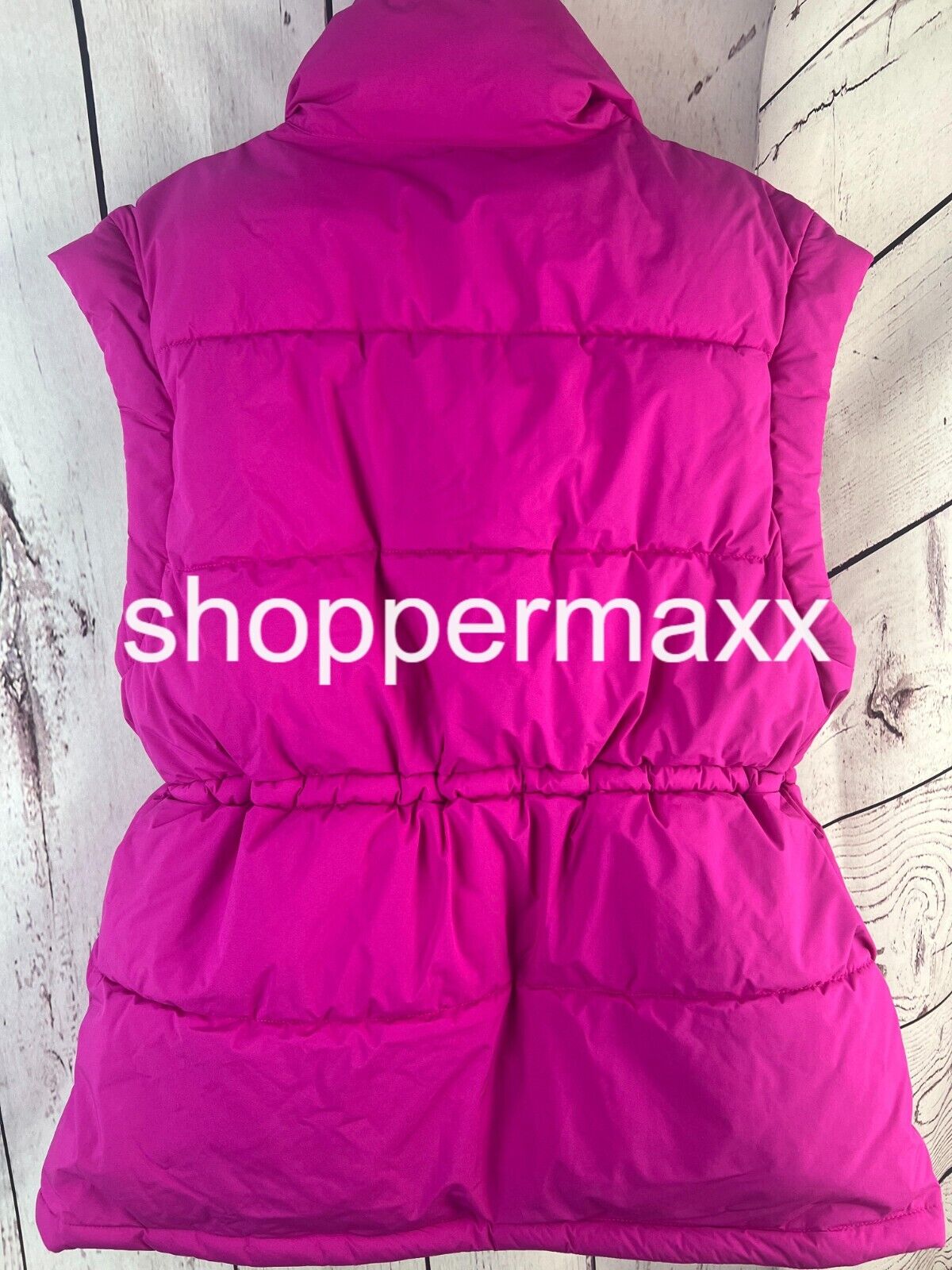 WOMEN'S PUFFER VEST - UNIVERSAL THREAD, PURPLE, SIZE MEDIUM