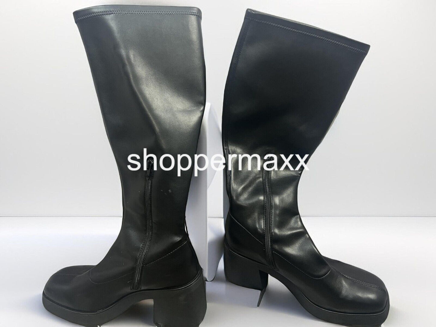 Women Azzahya Stretch Tall Dress Boots, Memory Foam Insole-Wild Fable, Black, 11