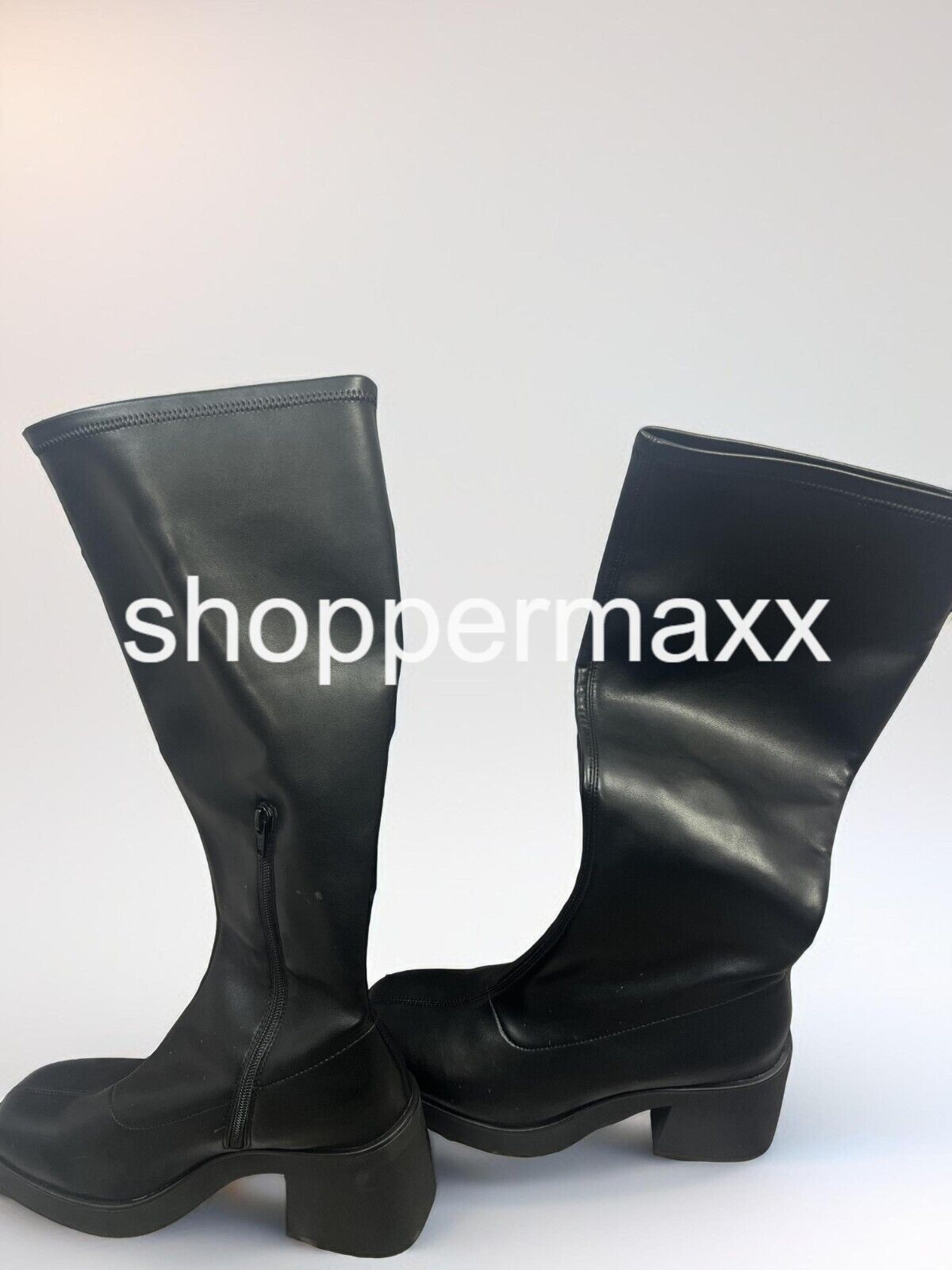 Women Azzahya Stretch Tall Dress Boots, Memory Foam Insole-Wild Fable, Black, 11