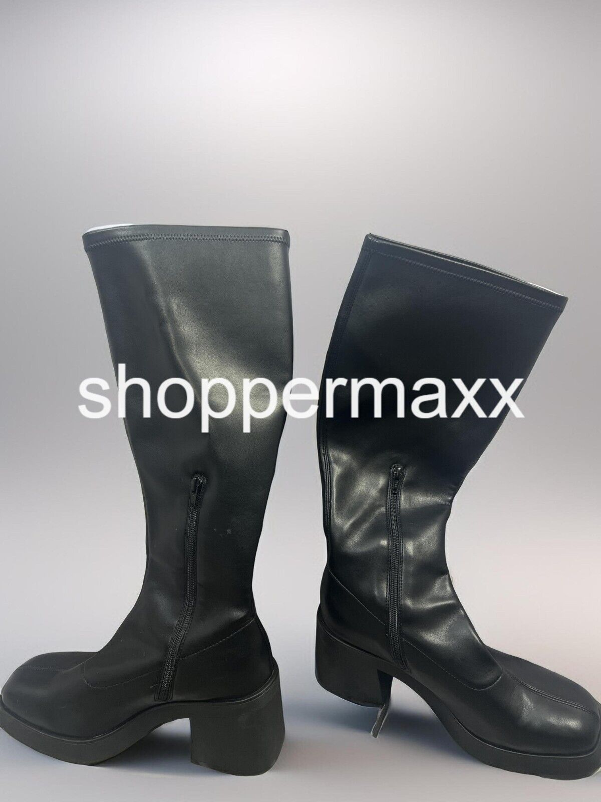 Women Azzahya Stretch Tall Dress Boots, Memory Foam Insole-Wild Fable, Black, 11