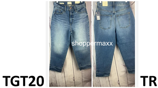 Women's Super-High Rise Vintage Straight Jeans- Universal Thread, Medium Wash, 6