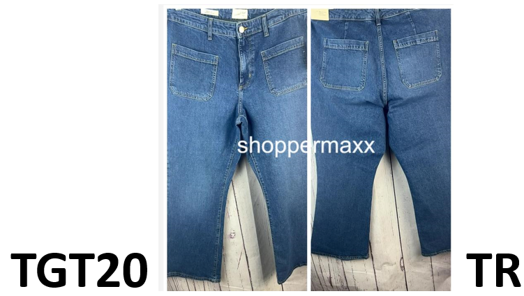 WOMEN'S HIGH-RISE FLARE JEANS - UNIVERSAL THREAD, MEDIUM WASH, SIZE 17 SHORT