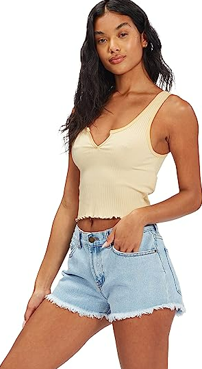 Billabong Women's Cruisin Along Denim Short Washed Denim 30