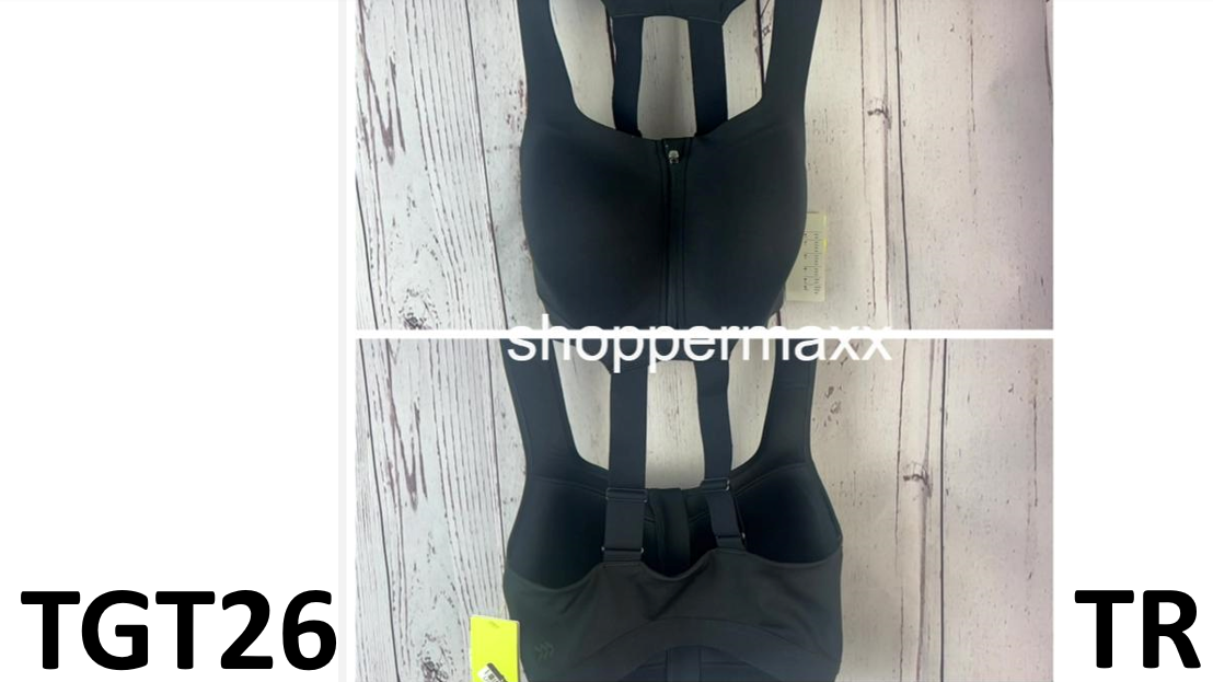 Women's Sculpt High Support Zip-Front Sports Bra - All In Motion, Black, 38D