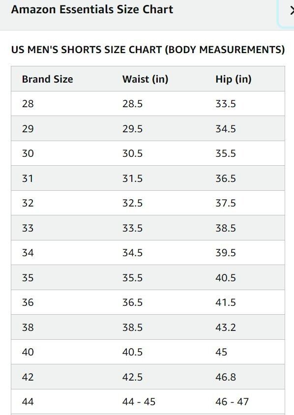 Essentials Men's Classic-Fit 9" Short, Chino Pants, 100% Cotton, Black, 44