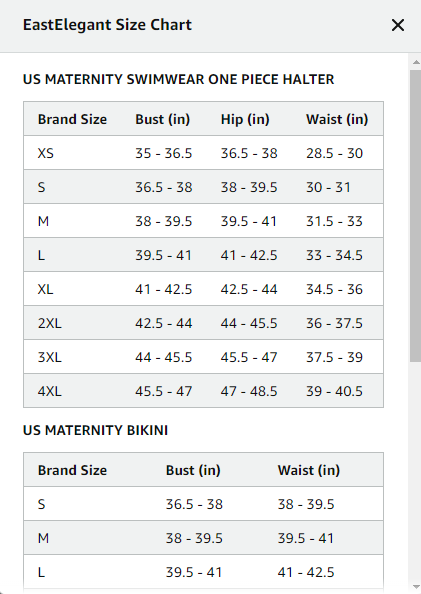 EastElegant Maternity Swimsuit One Piece V-Neck Pregnancy Swimwear Halter Bikini