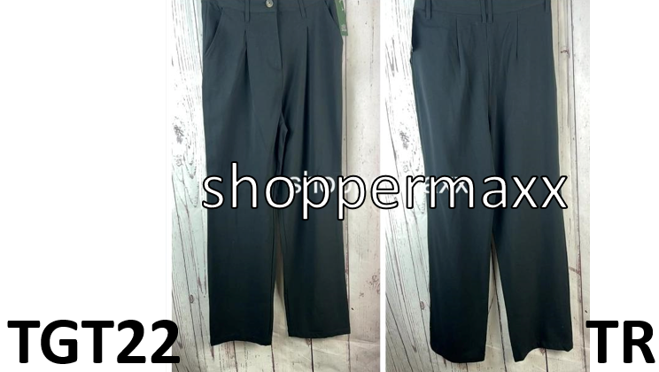 Women's Wide Leg Trousers Pants - Wild Fable, Black, Size 4