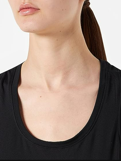 Amazon Essentials Women's Tech Stretch Racerback Tank Top Black Medium