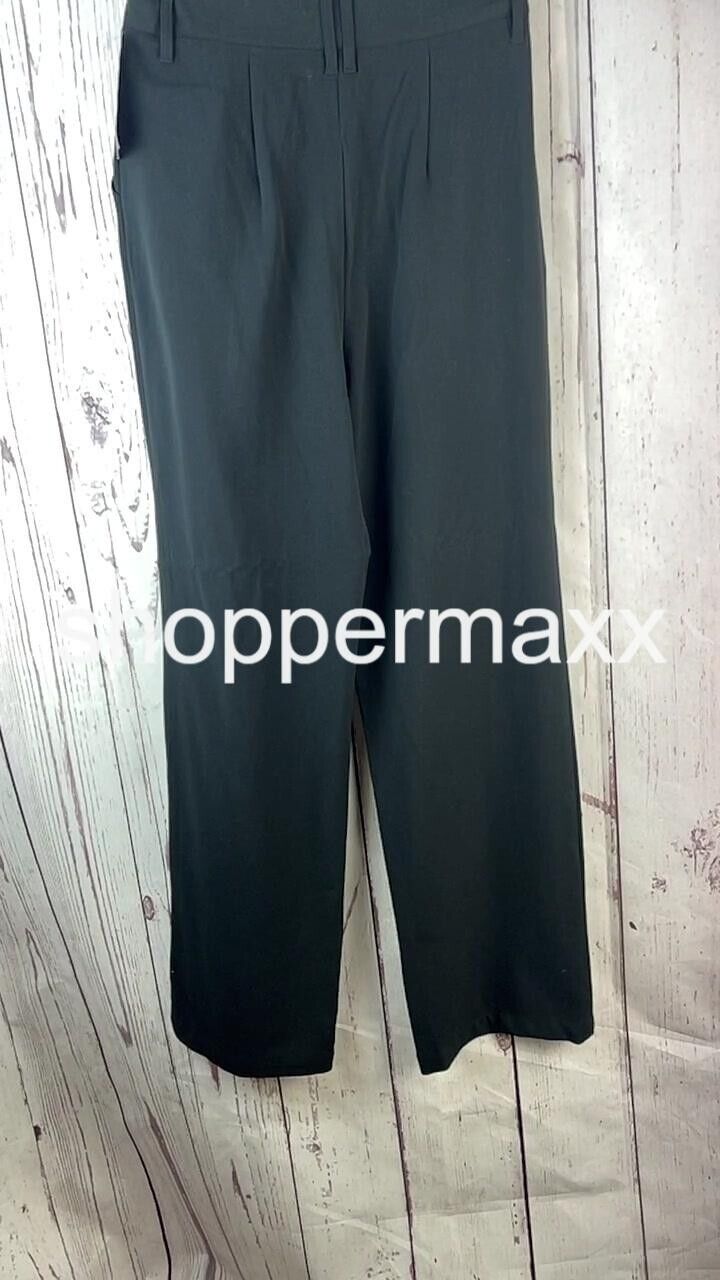 Women's Wide Leg Trousers Pants - Wild Fable, Black, Size 4