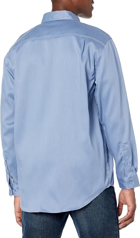Carhartt me'ns Flame Resistant Classic Twill (Big & Tall), Medium Blue, 4xl-tall