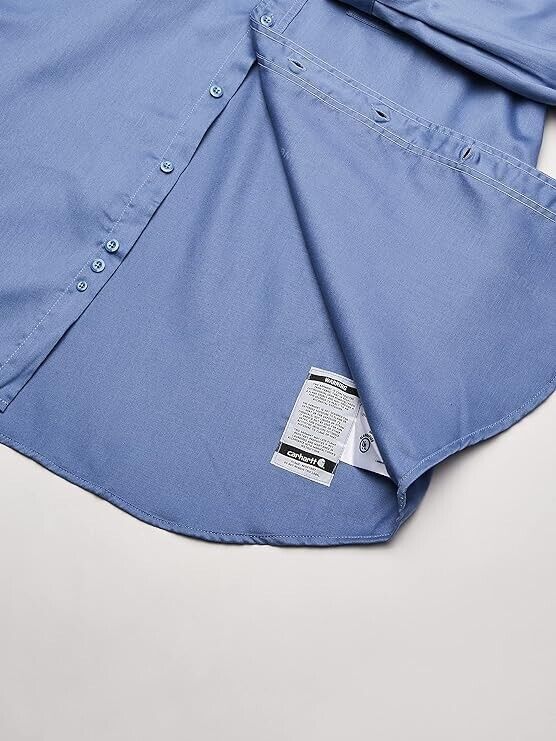Carhartt me'ns Flame Resistant Classic Twill (Big & Tall), Medium Blue, 4xl-tall