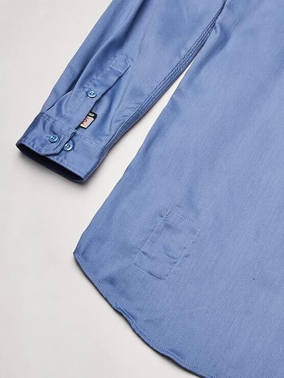 Carhartt me'ns Flame Resistant Classic Twill (Big & Tall), Medium Blue, 4xl-tall