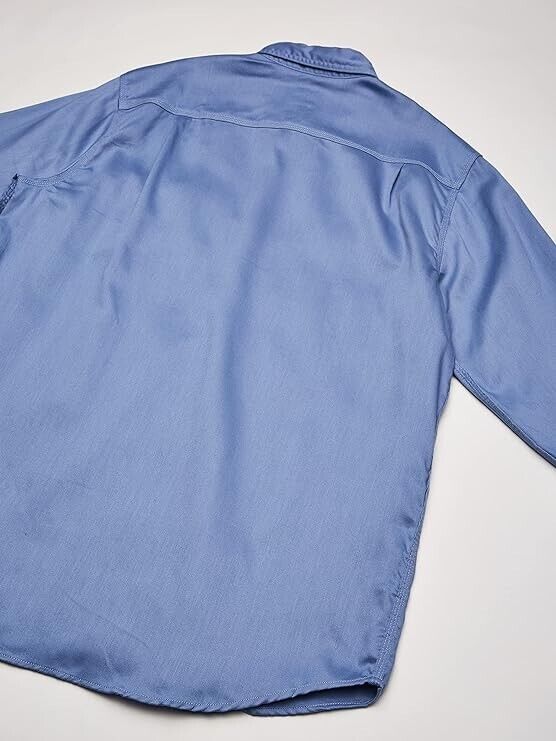 Carhartt me'ns Flame Resistant Classic Twill (Big & Tall), Medium Blue, 4xl-tall