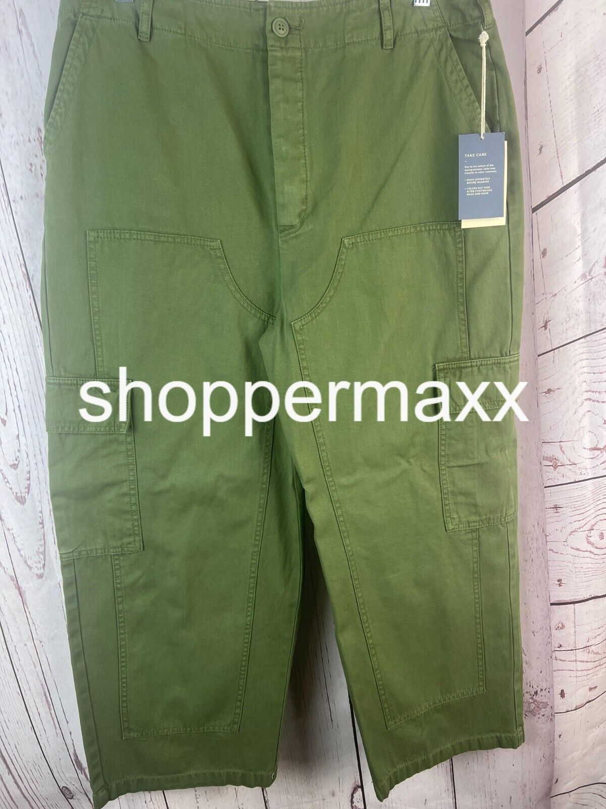 Women's High-Rise Cargo Pants - Universal Thread, Green, Size 12