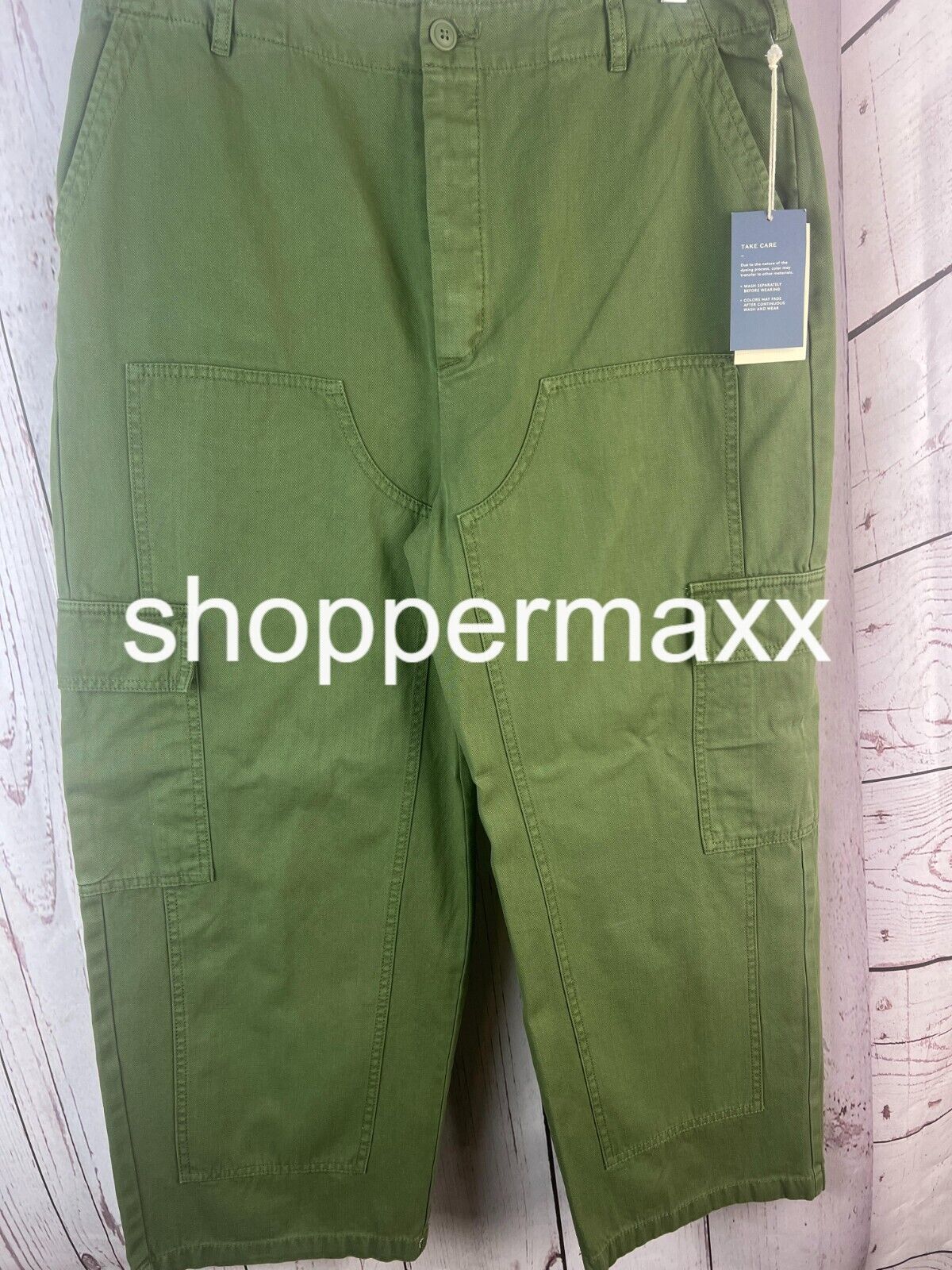 Women's High-Rise Cargo Pants - Universal Thread, Green, Size 12
