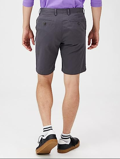 Amazon Essentials Men's Slim-Fit 9" Short Grey 34