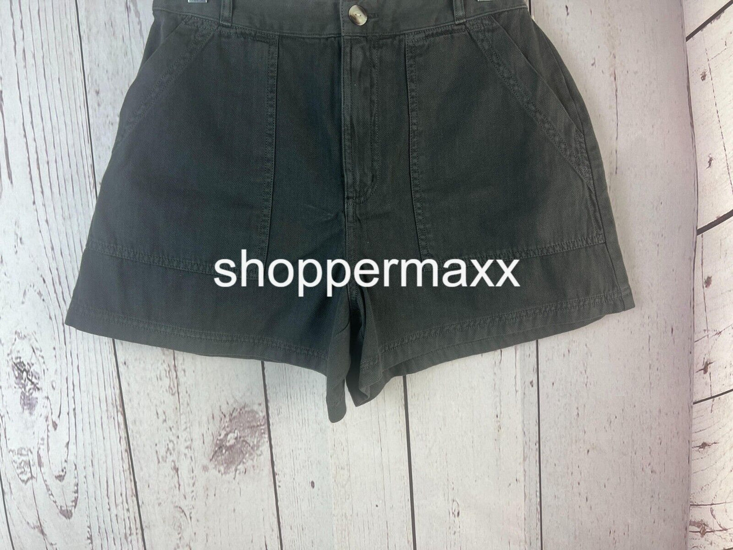 Women's High-Rise Utility Shorts - Universal Thread, Black, Size 4