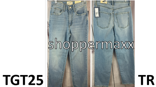 Women's High-Rise 90's Straight Jeans - Universal Thread, Light Wash- 0 Short