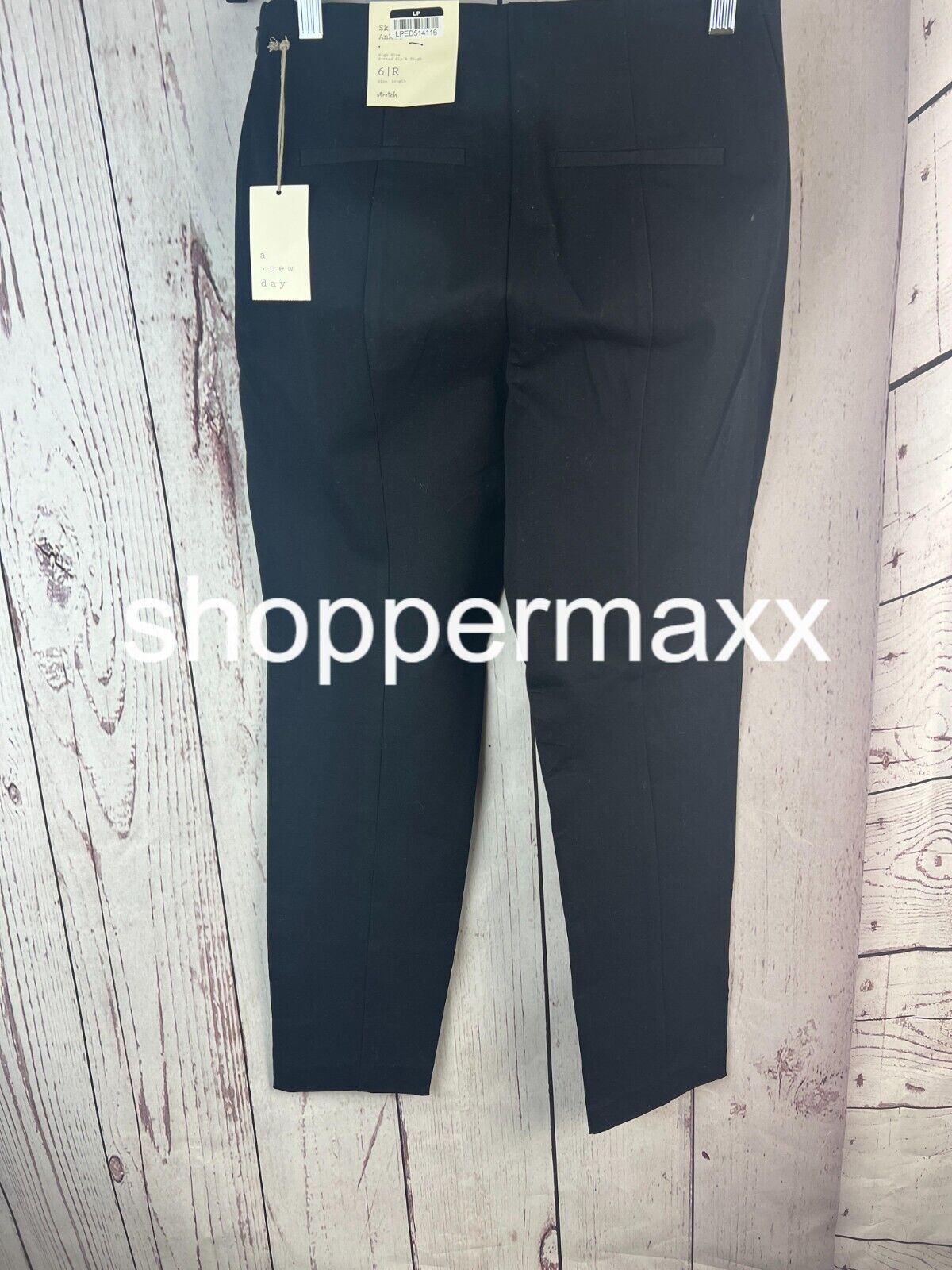 Women's High-Rise Skinny Ankle Pants - A New Day, Black, Size 6