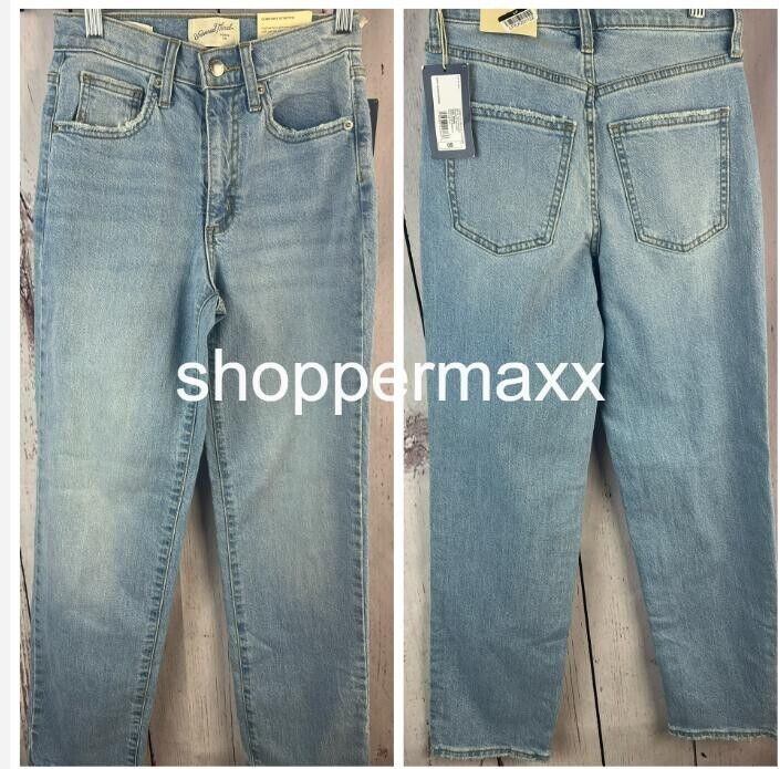 Women's High-Rise 90's Straight Jeans - Universal Thread, Light Wash- 0 Short
