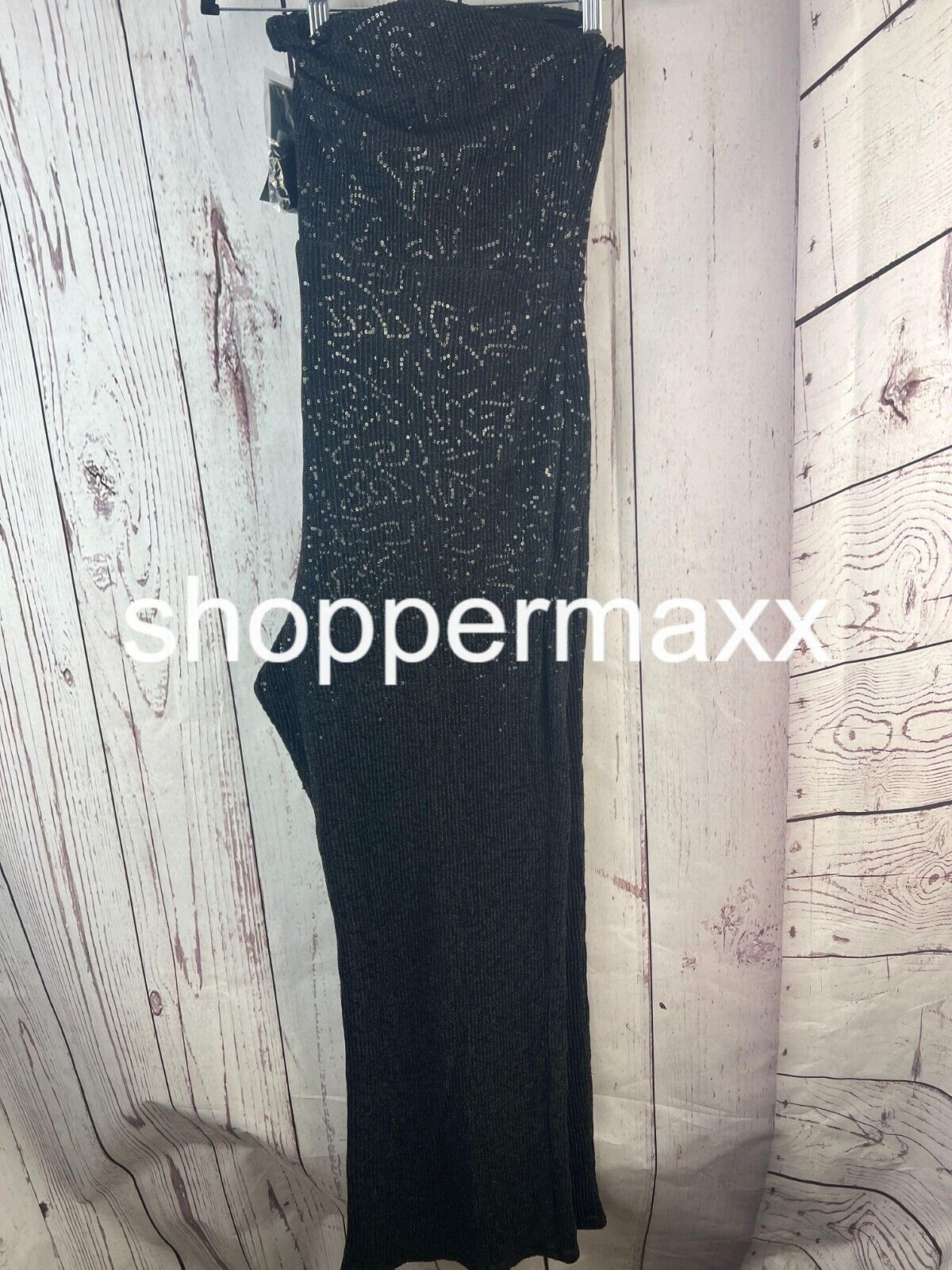 Women's Tube Sequin Mesh Jumpsuit Pants - Wild Fable, Black, Size 2X