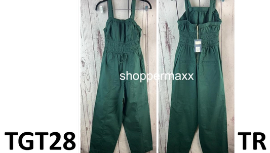 Women's Sleeveless Jumpsuit - Universal Thread, Color-Green, Size- XS