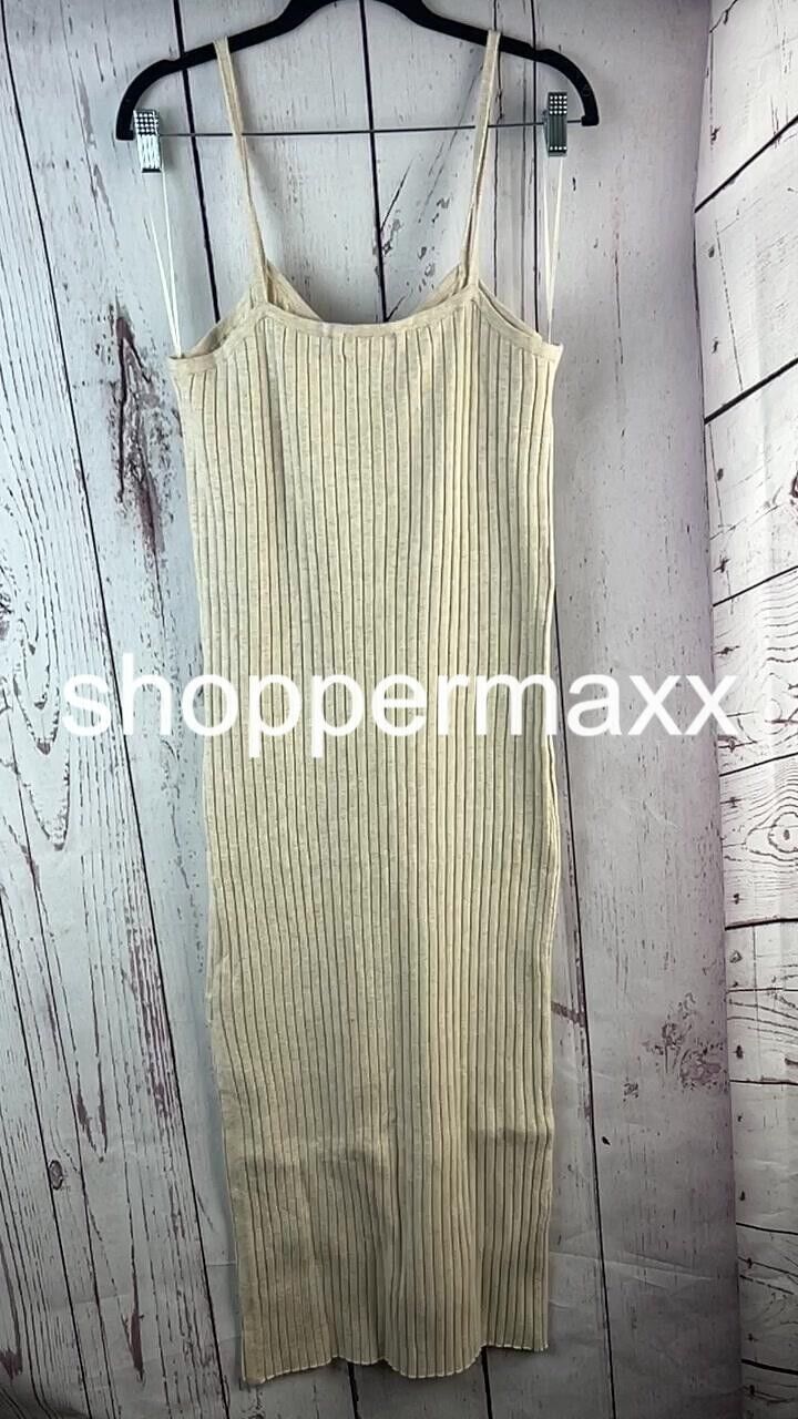 Women's Tank Maxi Sweater Dress - Universal Thread, Tan, Size- L