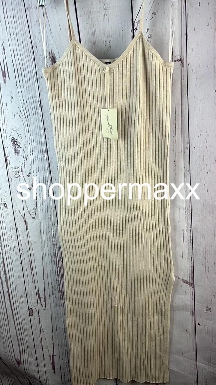 Women's Tank Maxi Sweater Dress - Universal Thread, Tan, Size- L